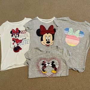 Girls Disney Minnie Mouse Tee Bundle